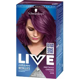 Краска для волос Schwarzkopf Live Urban Metallics U69 Amethyst Chrome