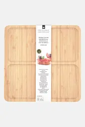 Блюдо сервірувальне Excellent Houseware Wooden Serving Platter 30 x 30 x 1.8 cm