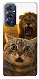 Чохол Demsky Shocked cat and lion для Samsung Galaxy M54 5G