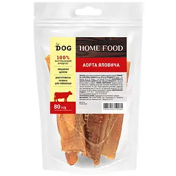 Лакомство для собак Home Food соломка из мяса говядины 80 г