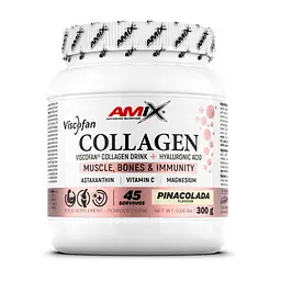 Бичачі колагенові пептиди AMIX Collagen Viscofan, 300 грам - Пінья колада