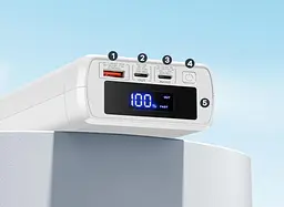 Портативний акумулятор для ноутбуків Remax Dinba Series 65W 40000mAh RPP-310 - мініатюра 2