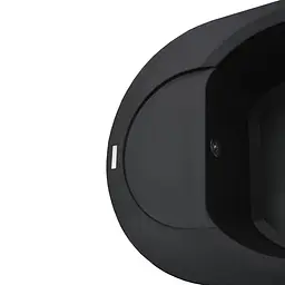 Гранітна мийка Globus Lux Moraine чорний 600x470 мм А0001, Чорний - мініатюра 5