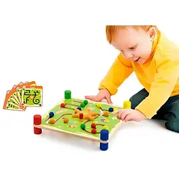 Дерев'яний лабіринт Viga Toys Кульки (50175) - мініатюра 2