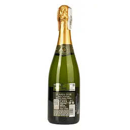 Вино ігристе Flama d'Or Cava Brut Natur біле 11.5% 0.75 л - мініатюра 3