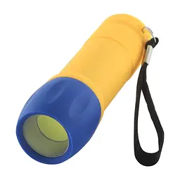 Ліхтар Quantum Smile yellow+blue 3W COB 3xAAA 2шт/уп (QM-FL1045-PB) - мініатюра 2