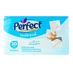 Пелюшки дитячі Perfect Underpad 90х60 см білі 30 шт. - мініатюра 3