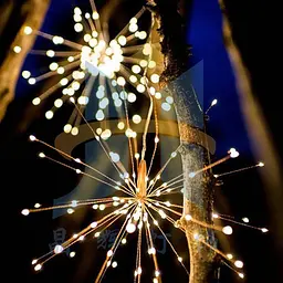 Гірлянда OK Led штора Fire Work 450 led 5 гілок бахрома світлодіодна - мініатюра 5