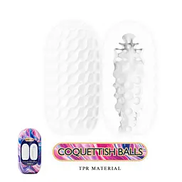 Мастурбатор Pretty Love Venus-X Coquettish Balls білий - мініатюра 4