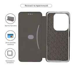 Чехол-книга ArmorStandart G-Case для Infinix Hot 40/40 Pro Black - миниатюра 3