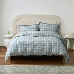 Постільна білизна Lotus Home - Checked Caledonia блакитний сімейний - мініатюра 3