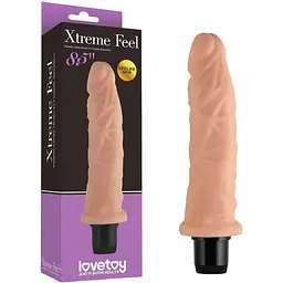 Реалістичний вібратор Lovetoy Real Feel 19.8 см тілесний