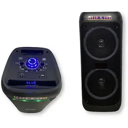 Акумуляторна акустична система Kimiso QS-82 колонка валіза 80Вт USB SD FM радіо Bluetooth мікрофон ДК (QS-82) - мініатюра 2