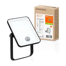 Прожектор LEDVANCE Flood ESSENTIAL SENSOR 10W 840 BK IP65 (4058075768215) - мініатюра 6