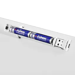 Клавіатура ножицьна бездротова 2E KS-270 Silver-White, 109key, WL/BT, EN/UK - мініатюра 7