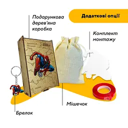 Пазл деревяний Спайді, А5, Картонна коробка 35 елементів - мініатюра 5