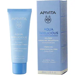 Нежирний зволожуючий гель-крем легкої текстури Apivita Aqua Beelicious, 40 мл - мініатюра 2