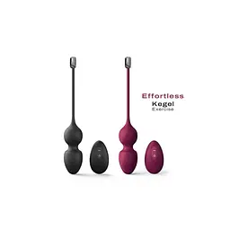 Вагінальні кульки Dorcel Love Balls, 22 см, сливовий - мініатюра 6