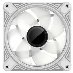 Вентилятор Coolmoon 120мм CM-DM1-W Reverse (CM-DM1-W-R) White - мініатюра 3