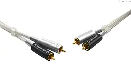 Межкомпонентный кабель RCA фоно Oehlbach Silver Express Plus 100 - мініатюра 3