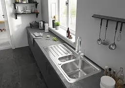 Змішувач Hansgrohe M42-H220 для кухні 2Jet з висувним виливом Sbox Chrome 71820000 Хром - мініатюра 3