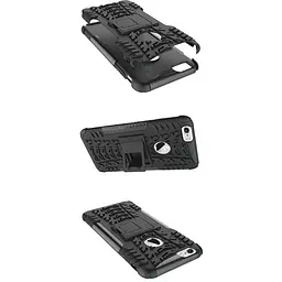 Чохол-накладка Toto Dazzle Kickstand 2 in 1 Case Apple iPhone 6/6s Black - мініатюра 2