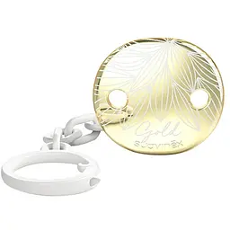 Кліпса для пустушок Suavinex Gold Edition біла (307866)