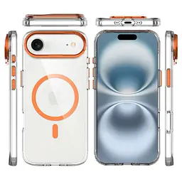 Чохол TPU Space Case Apex with MagSafe для Apple iPhone 17 Air (6.5) Papaya - мініатюра 4