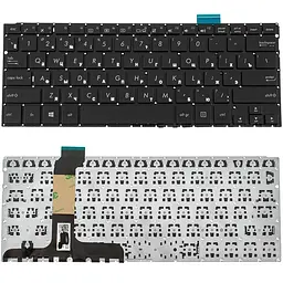 Клавіатура для ноутбука ASUS (UX360CA, UX360CAK) rus, black, без фрейма - мініатюра 2
