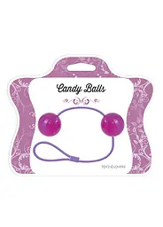 Вагінальні кульки Candy Balls Purple, 21.5 см (фіолетовий) - мініатюра 2