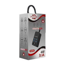 Зарядний пристрій Voltronic TВ-Т05, 4*USB White (ТВ-Т05-White)