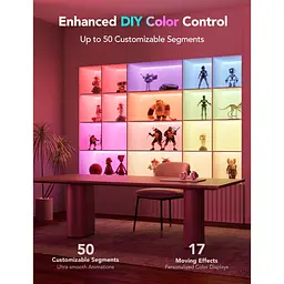 Подовжувач світлодіодної стрічки Govee H100E LED Strip Light M1 Matter Compatible Extension для H61E1 RGBIC 1m White (H100E0D1) [145632] - мініатюра 6
