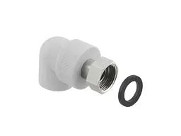 Муфта RAFTEC 3/4" d 25мм кутова, PPR з НГ, RACC2002 - мініатюра 3