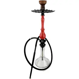 Кальян KARMA HOOKAH 3.1 Red (Craft Clear) - мініатюра 2
