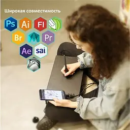 Графічний планшет Huion HS610 [65901] - мініатюра 4