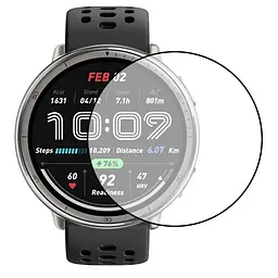 Полімерна плівка 3D (full glue) (тех.пак) для Xiaomi Amazfit Active 2 / 2R Чорний