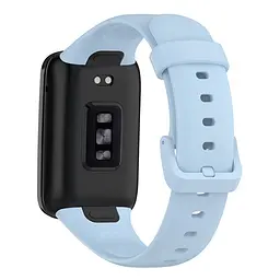 Силіконовий ремінець для фітнес браслетів Xiaomi Mi Band 7 Pro, Silicone, blue, зі зручною застібкою, на фітнес трекер та смарт годинник, ArmorStandart (ARM66798) - мініатюра 2