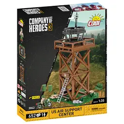 Конструктор Cobi Company of Heroes 3 USA Центр авіапідтримки, 652 деталі (COBI-3042)