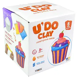 Набір для творчості Strateg Кекс U'DO Clay (30750)
