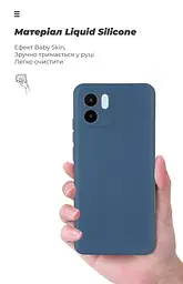 Чехол ArmorStandart ICON для Xiaomi Redmi A2 с защитой камеры, темно-синий (ARM66538) - мініатюра 7