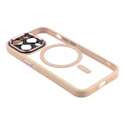 Чохол Creative TPU PC Metal Calais MagSafe Apple iPhone 13 Pro Pink - мініатюра 3