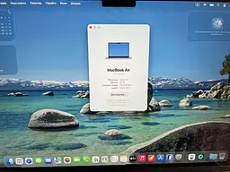 Ноутбук Apple MacBook Air 13.6" 2022 M2/24/512 (RP6R4QF469) Б/в - мініатюра 9