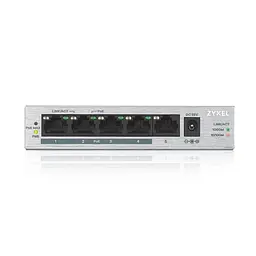 Комутатор ZYXEL GS1005HP (GS1005HP-EU0101F) - мініатюра 2