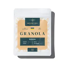 Гранола Банан Banana Gregory Mill 250 г