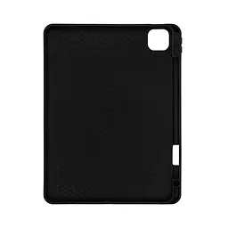 Силіконовий чохол для планшета Apple iPad Pro 11 (2020)/Pro 11 (2021)/Pro 11 (2022) A2435/A2761/A2762, Matte Slim Fit with Pen, чорний, протиударний бампер, накладка, слот під стилус, виступає над камерою і дисплеєм, 11 дюймів