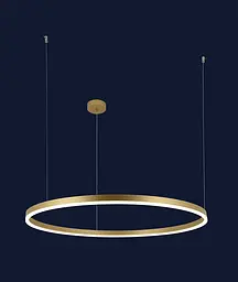 Люстра led світильник кільця підвісна Levistella 918LP450-1 GD 800MM - мініатюра 2