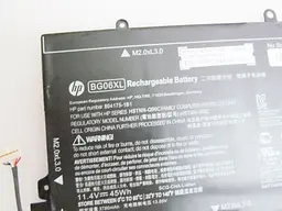 Акумулятор для ноутбука HP EliteBook Folio 1040 G3 BG06XL, 45Wh (3780 mAh), 6cell, 11.4V, Li-ion, чорний - мініатюра 4