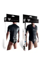 Футболка Regnes Fetish Planet wetlook XL (чорний) - мініатюра 5