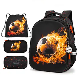 Шкільний ортопедичний рюкзак 3 в 1 для хлопчика School Standard 38х30х18 см з М'ячем в 1 клас (Full 170-77) - мініатюра 2