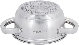 Каструля зі скляною кришкою, низька Kamille Ø14 см kuh0009869 - мініатюра 5
